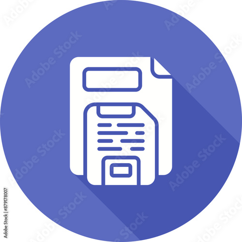 Save Button Vector Icon