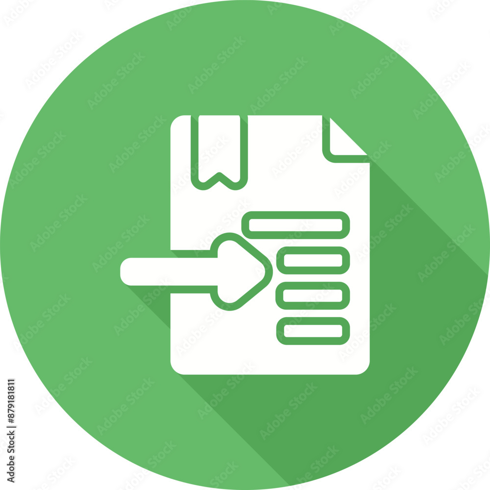 Fototapeta premium Indent Vector Icon