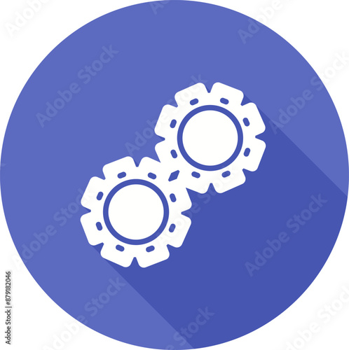 Gears Vector Icon