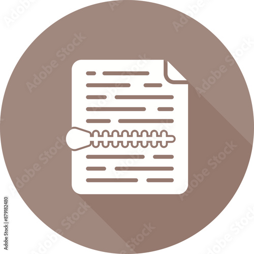 Zip File Vector Icon