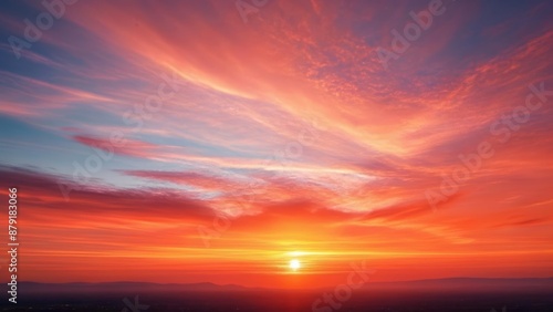  Sunsets warm embrace over the horizon © vivekFx