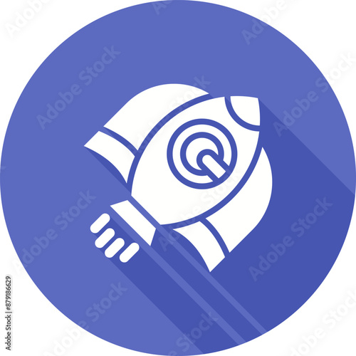 Rocket Ship Vector Icon