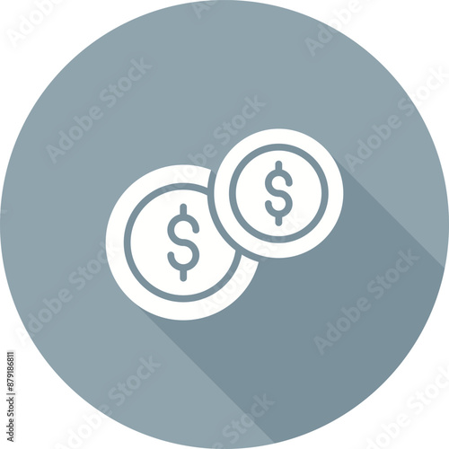 Coins Vector Icon