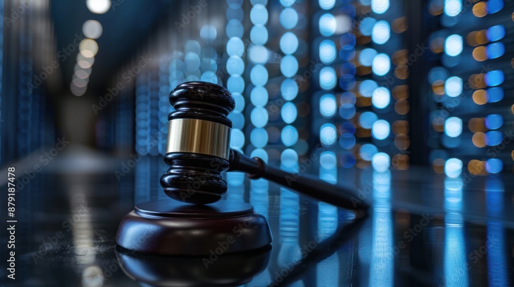 Gavel and Blue Lights: A Symbol of Justice in a Technological World Gavel and Blue Lights: A Symbol of Justice in a Technological World