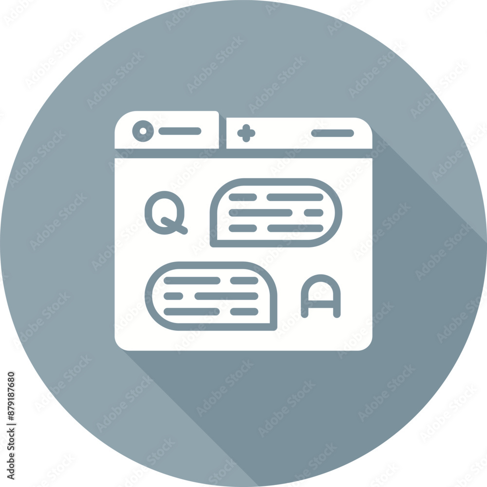 Forum Vector Icon Forum Vector Icon