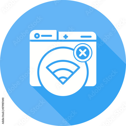 Connection Error Vector Icon