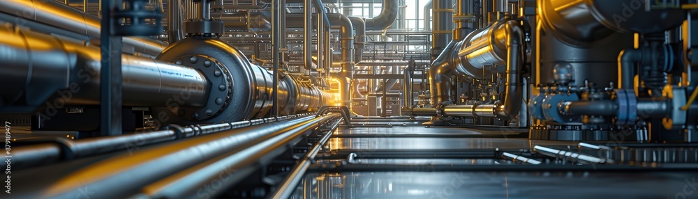 a section of a natural gas processing plant a section of a natural gas processing plant