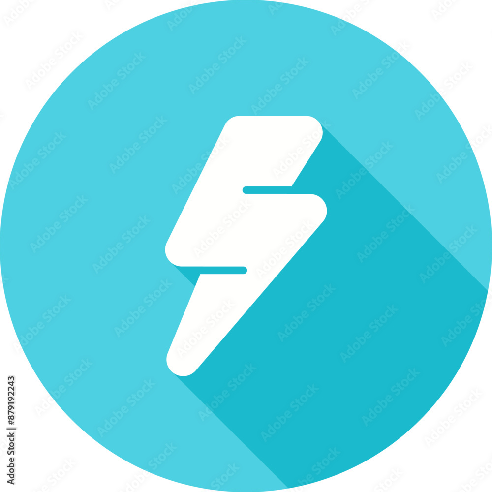 Thunder Vector Icon Thunder Vector Icon