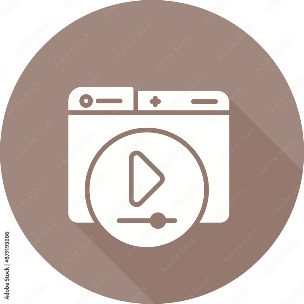 Video Player Vector Icon Video Player Vector Icon