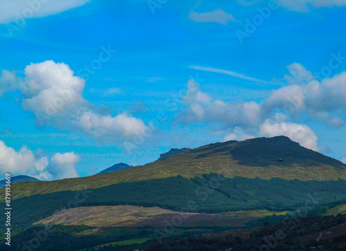 SCOTLAND, INVERARY : Landscape of Scottish Highlands in Argyll area, Inverary, Scotland, UK, Europe