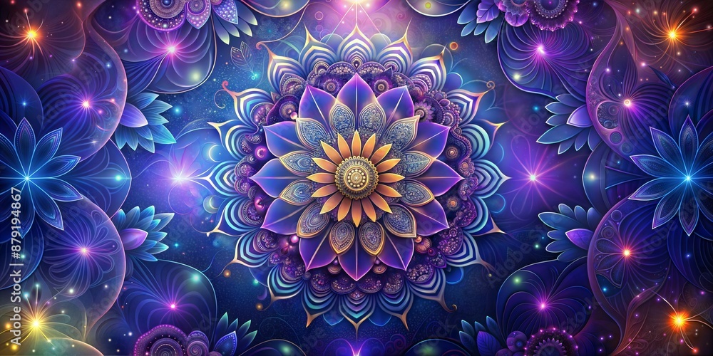 mandala fractal background mandala fractal background