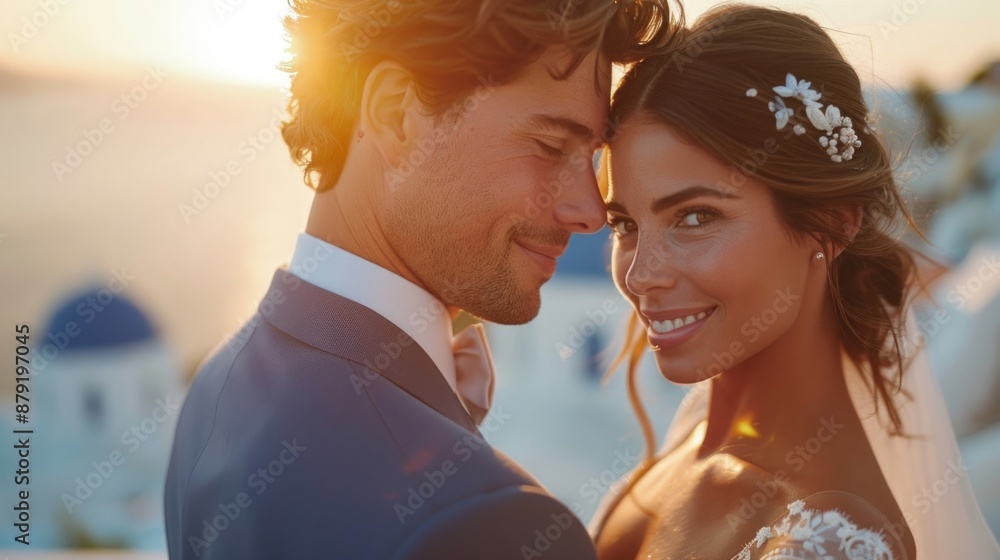 Pareja de jovenes enamorados en una foto de boda. Concepto de amor y familia unida. Pareja de jovenes enamorados en una foto de boda. Concepto de amor y familia unida.