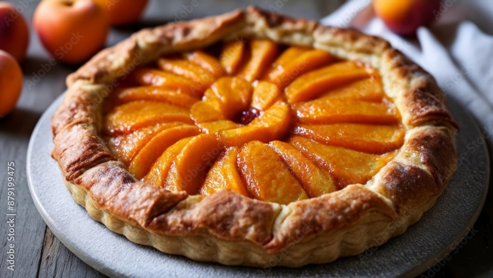 Delicious peach pie a summer delight Delicious peach pie a summer delight