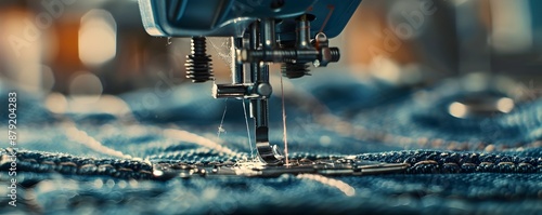 Close up of Sewing Machine ...