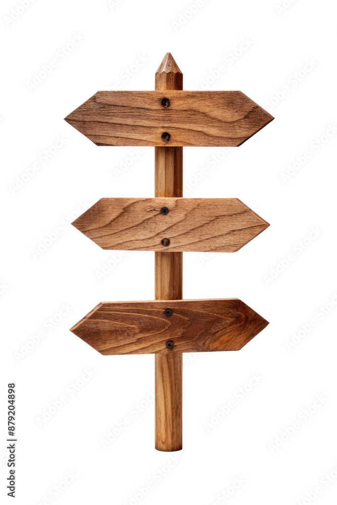 Wooden Directional Signpost