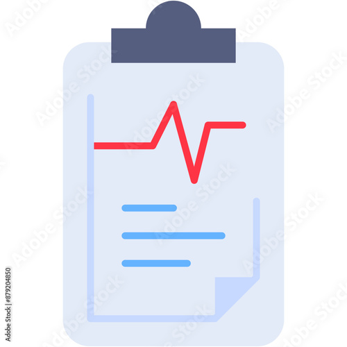 Document, hospital, paper, prescription, report Icon