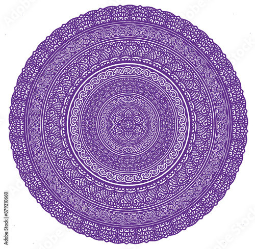 Signs and symbols. Circle pattern lotus or flower mandala art design. beauty, fashion, geometry.