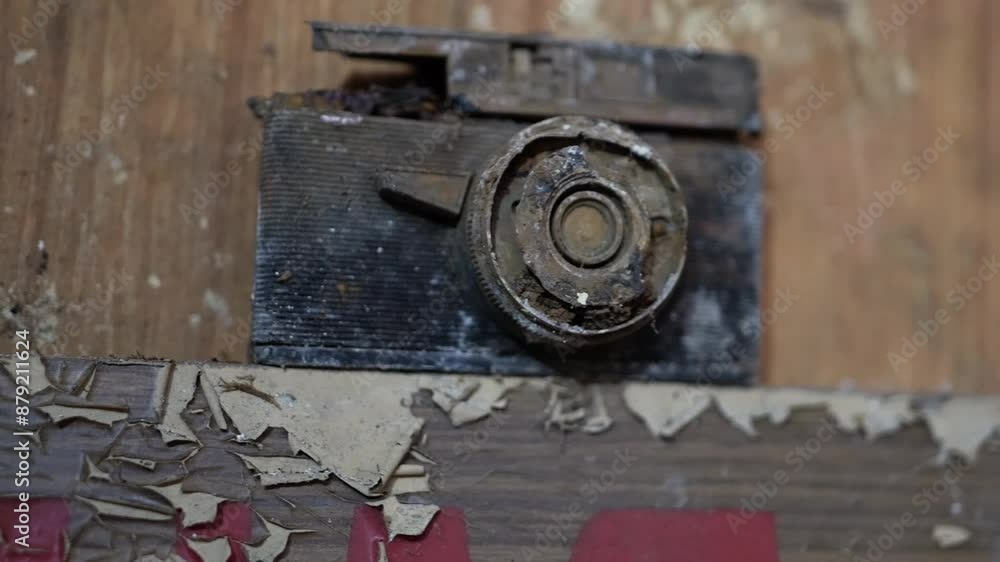 Old rusty Camera in a lost place Old rusty Camera in a lost place