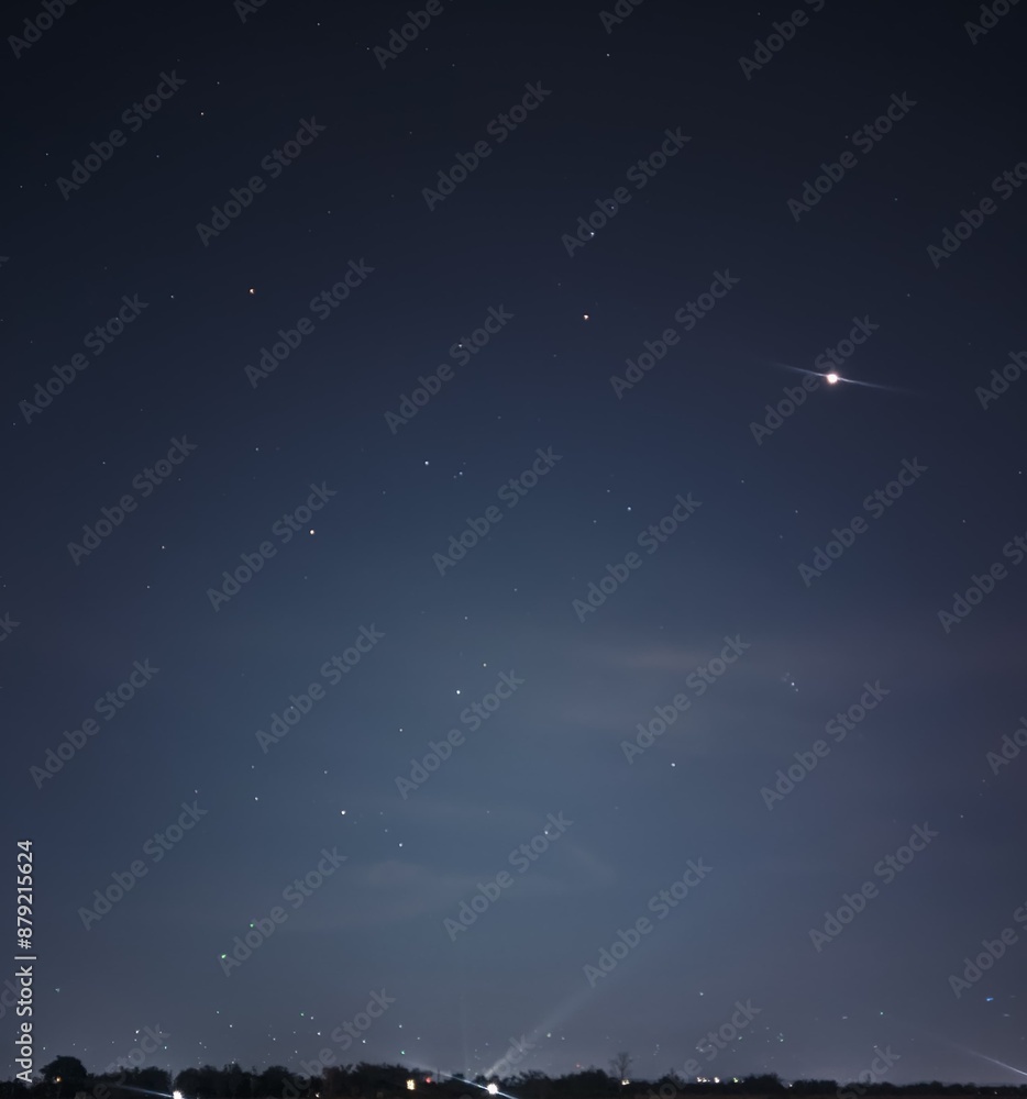 Naklejka premium starry night sky