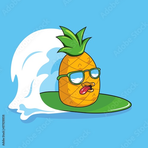 Summer Fruit - Pineapple Vector