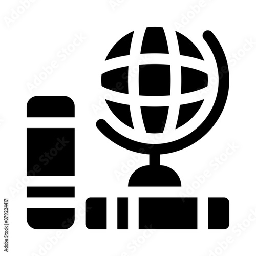 globe glyph icon