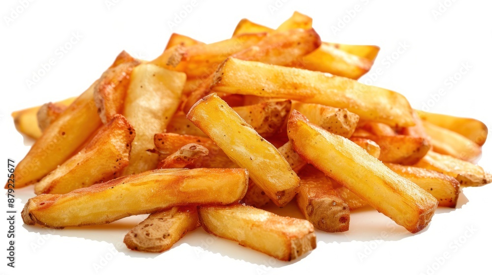 Golden Brown Pile of French Fries Golden Brown Pile of French Fries