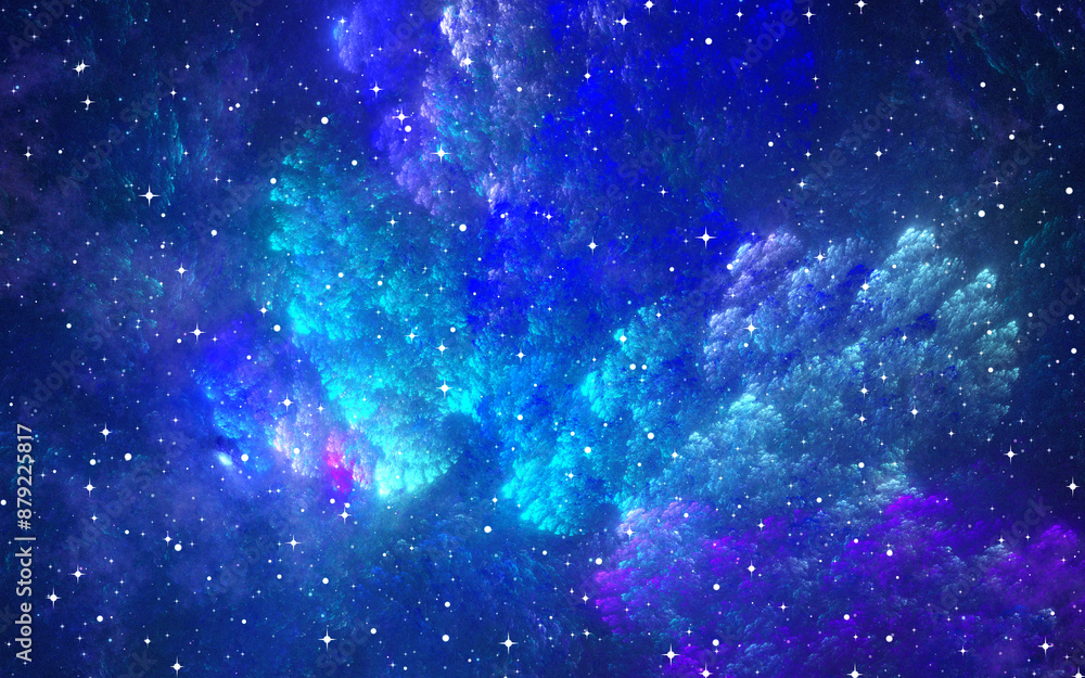 Naklejka premium background with stars