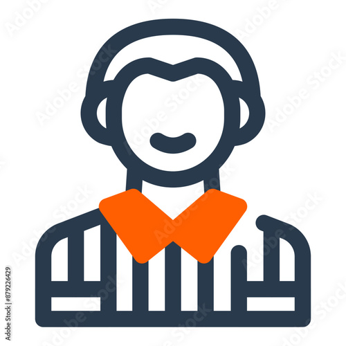 Referee Officiating a Football Match