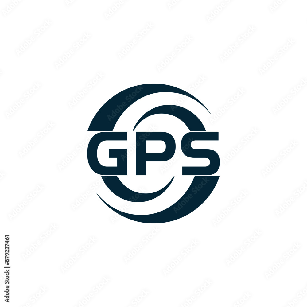 Obraz premium GPS logo. G P S design. White GPS letter. GPS, G P S letter logo design. G P S letter logo design in GOLD, GOLDEN LOGO, THREE, style. letter logo set in one artboard. G P S letter logo vector design.