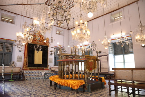 Canvas Print Paradesi Synagogue, Mattancherry-1568,a Jewish place of worship located in the E