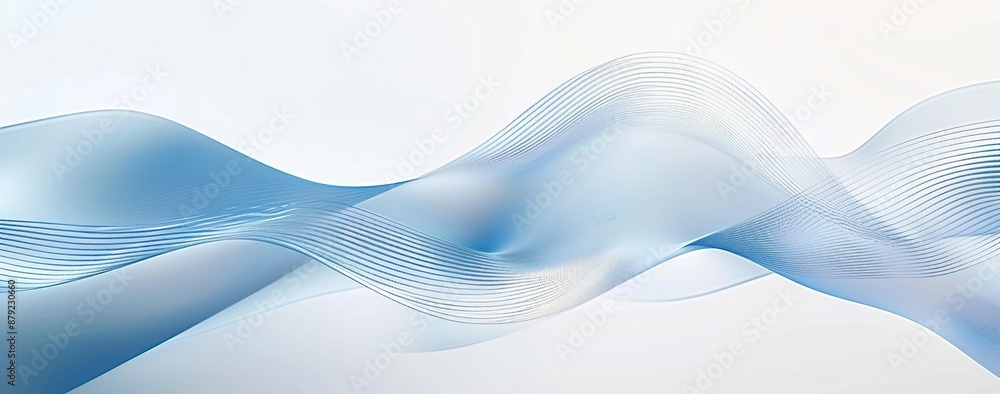 Abstract Blue Wave Pattern Abstract Blue Wave Pattern