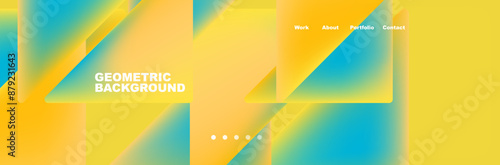 Triangle minimal web site page background design. Vector Illustration For Wallpaper, Banner, Background, Card, Book Illustration, landing page