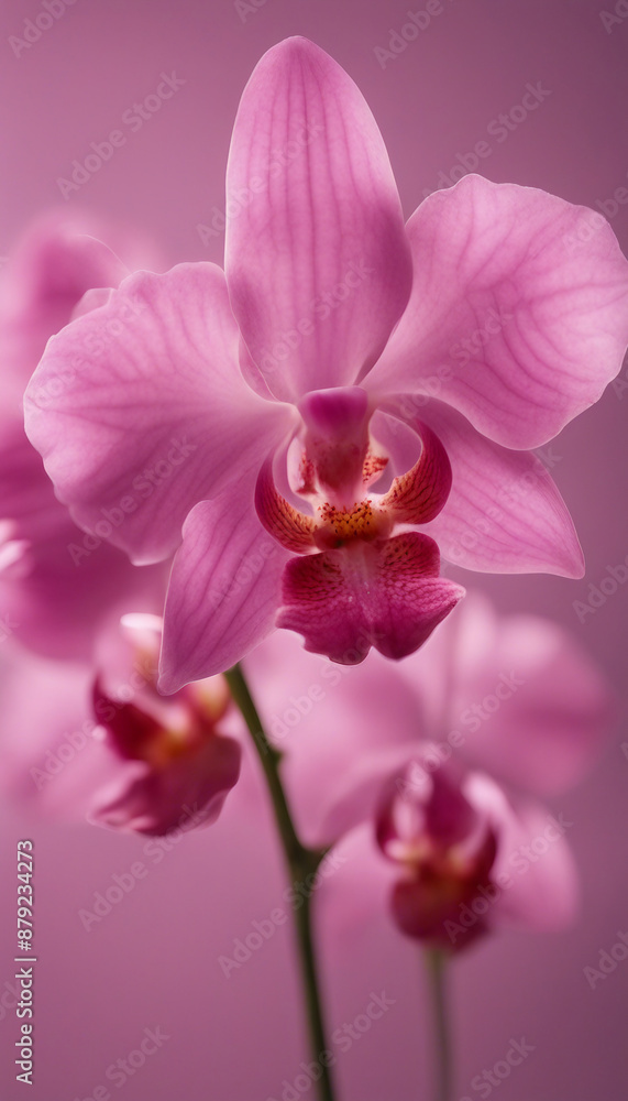 Real Pressed pink orchid flower petal plant Real Pressed pink orchid flower petal plant