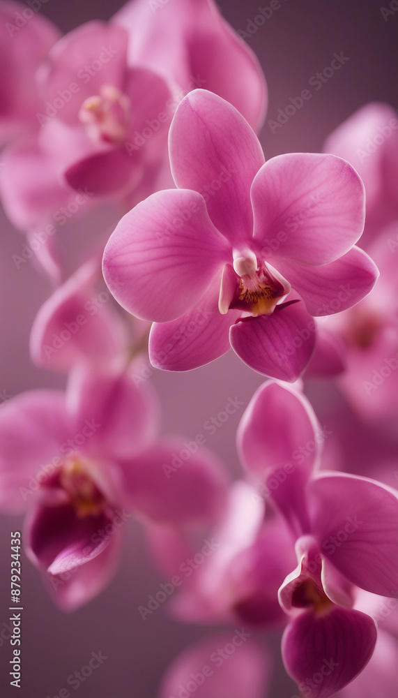Real Pressed pink orchid flower petal plant Real Pressed pink orchid flower petal plant
