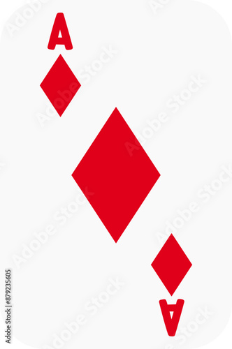 Ace Of Diamonds Playing Card Graphic 