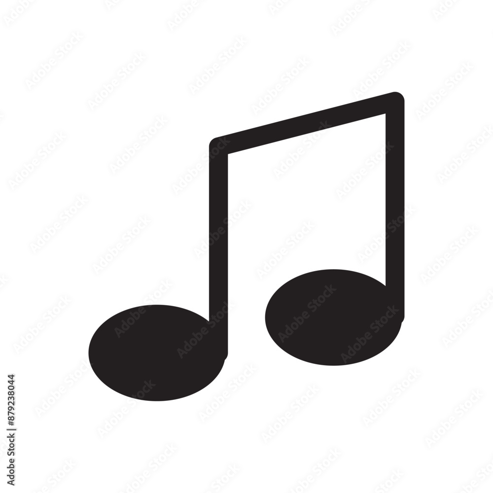Music icon vector. note music icon vector Music icon vector. note music icon vector