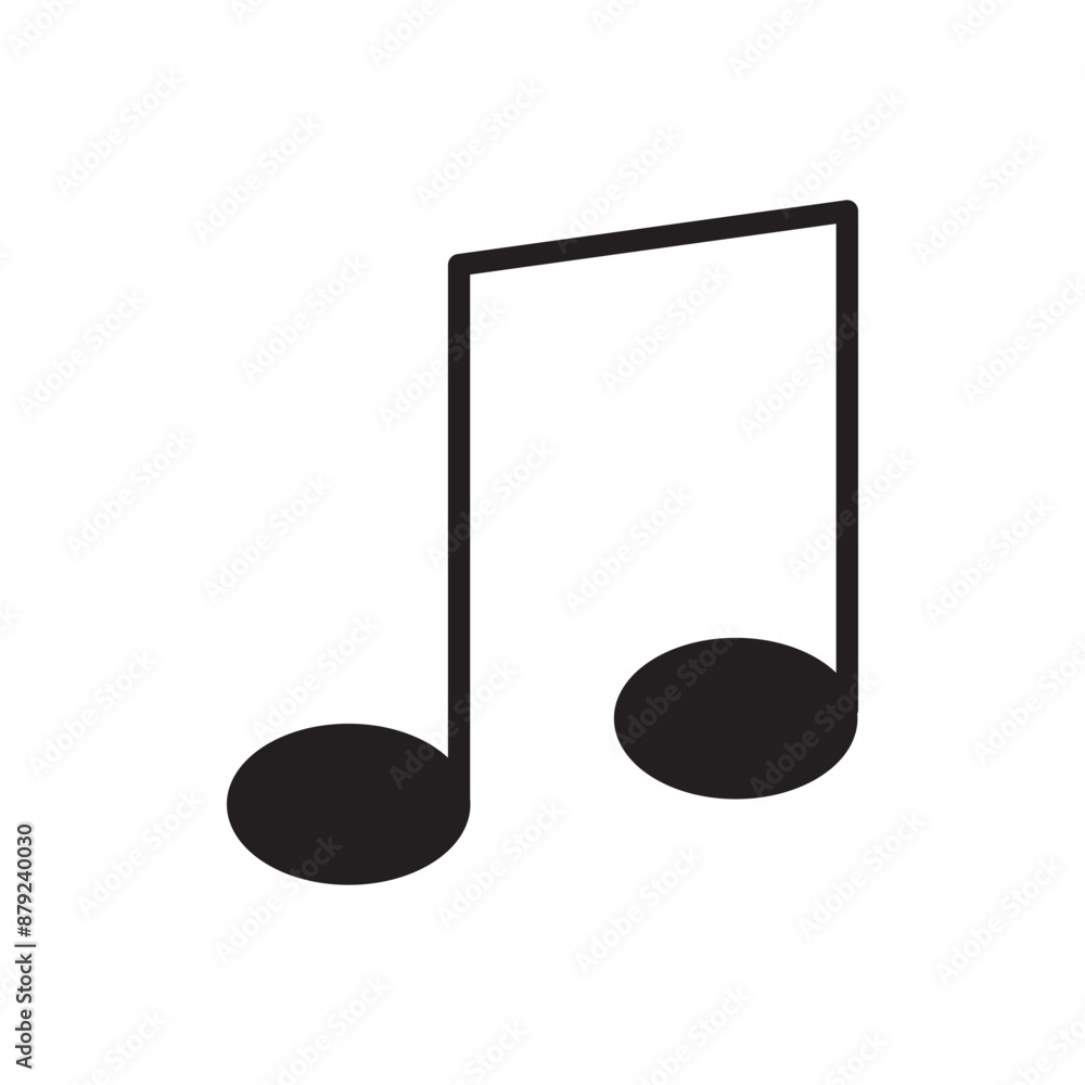 music note icon vector music note icon vector
