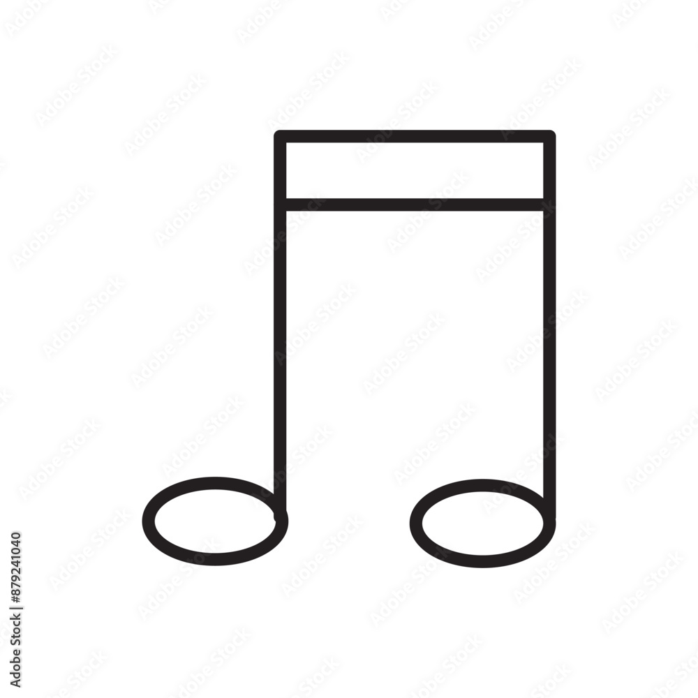 music note icon vector music note icon vector