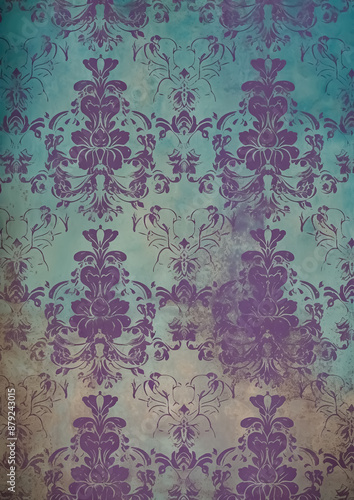 Vintage damask pattern