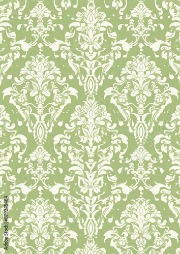 Vintage damask pattern