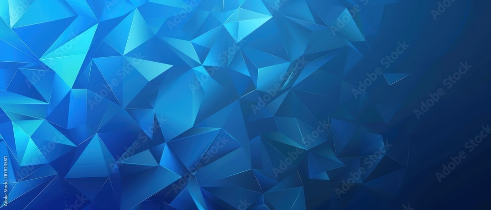 Blue geometric gradient background Blue geometric gradient background