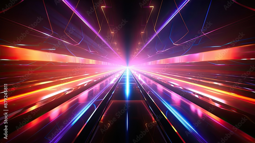 Future technology line background and light effect Future technology line background and light effect