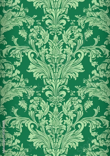 Vintage damask pattern