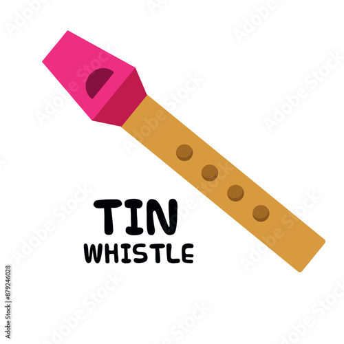 Tin whistle icon clipart avatar logtotype isolated vector illustration