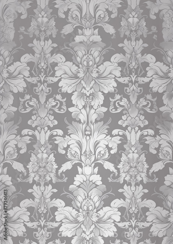 Vintage damask pattern © Aleksandra