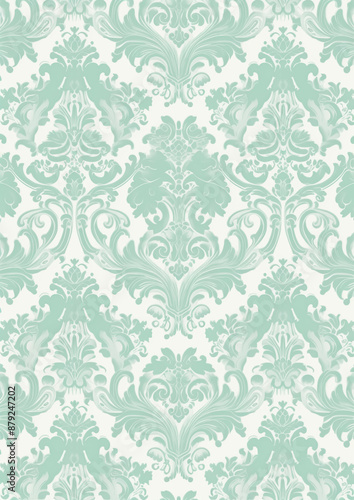 Vintage damask pattern