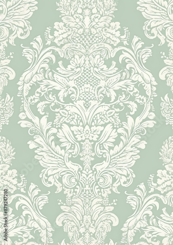 Vintage damask pattern