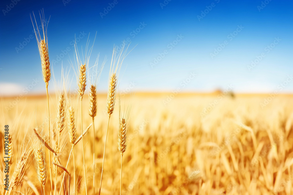 Fototapeta premium golden wheat field in summer