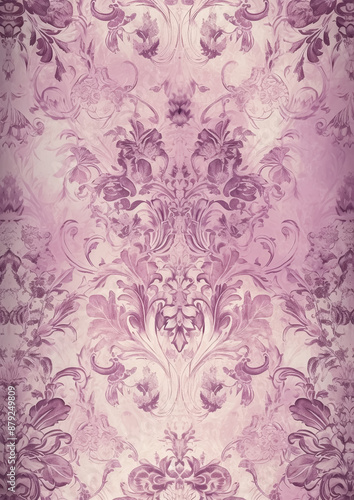 Vintage damask pattern