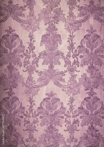 Vintage damask pattern